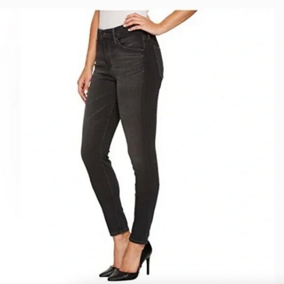 AG - Adriano Goldschmied Farrah Dark Grey Skinny Jeans - Size 27 - Picture 2 of 9